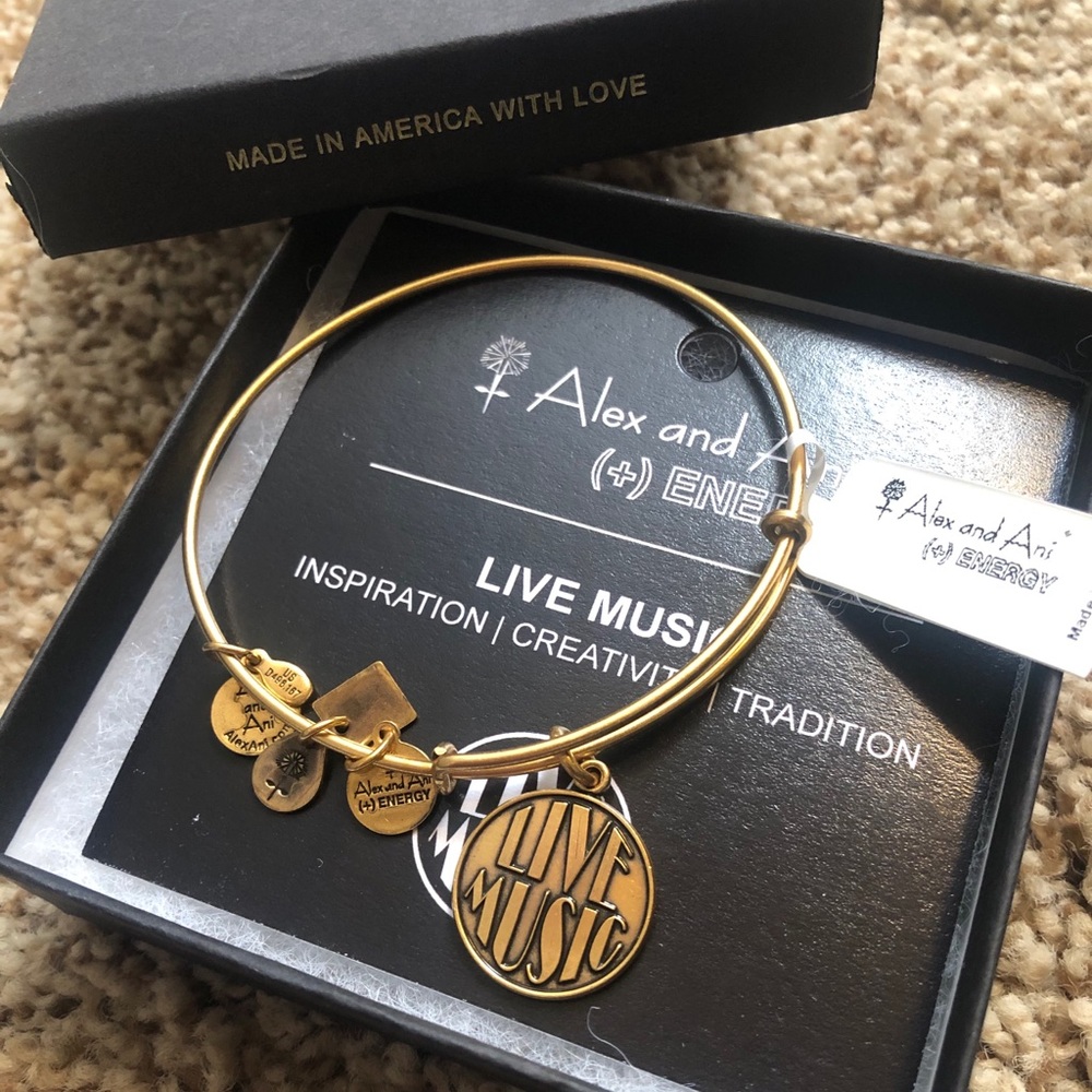 Alex and Ani Live Music bracelet NWT